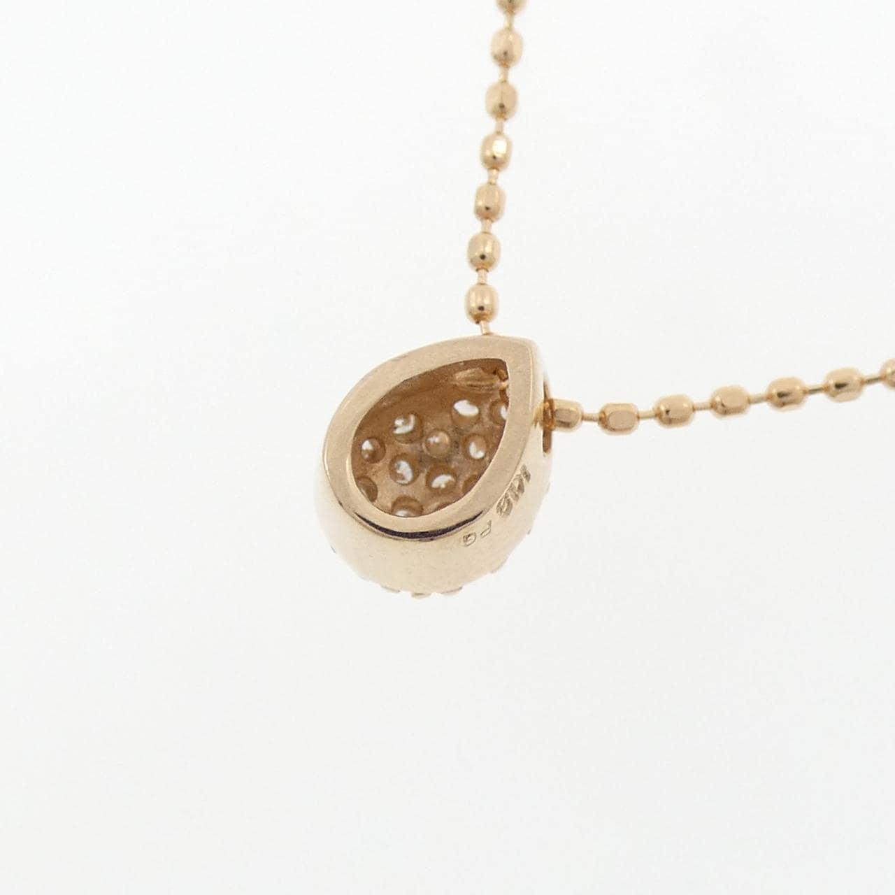 K18PG ダイヤモンド ネックレス 0.10CT