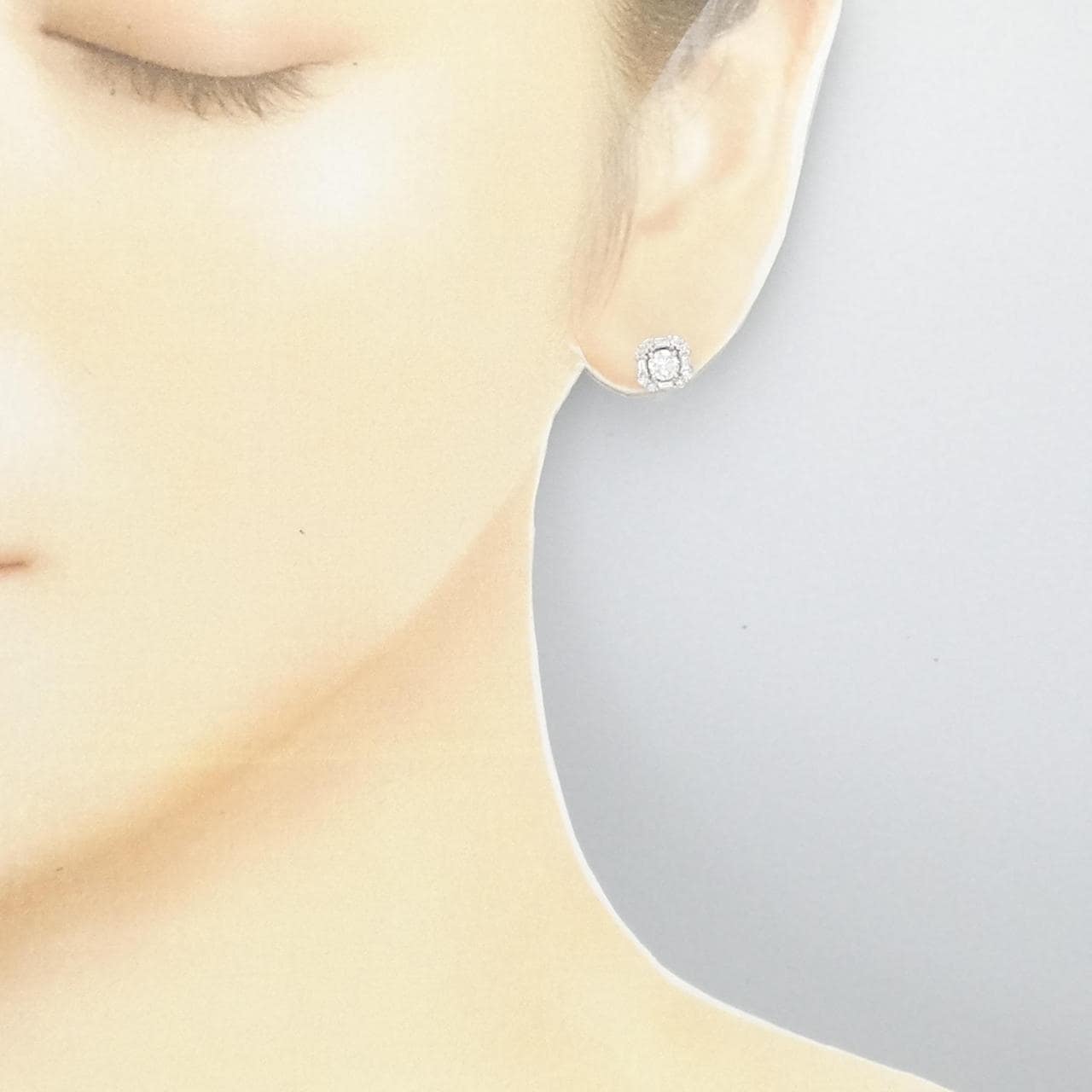[BRAND NEW] PT Diamond Earrings 0.217CT 0.201CT E SI2 Good