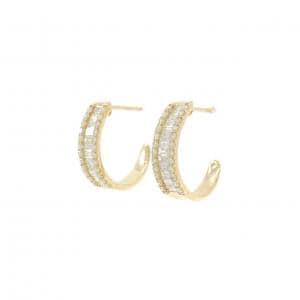 【新品】K18YG ダイヤモンド ピアス 0.70CT