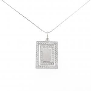 K18WG ダイヤモンド ネックレス 0.55CT