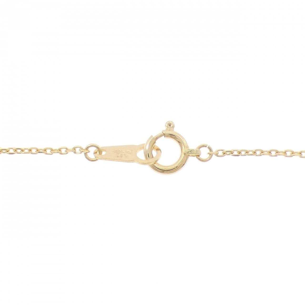 K18YG 黒蝶パール ネックレス