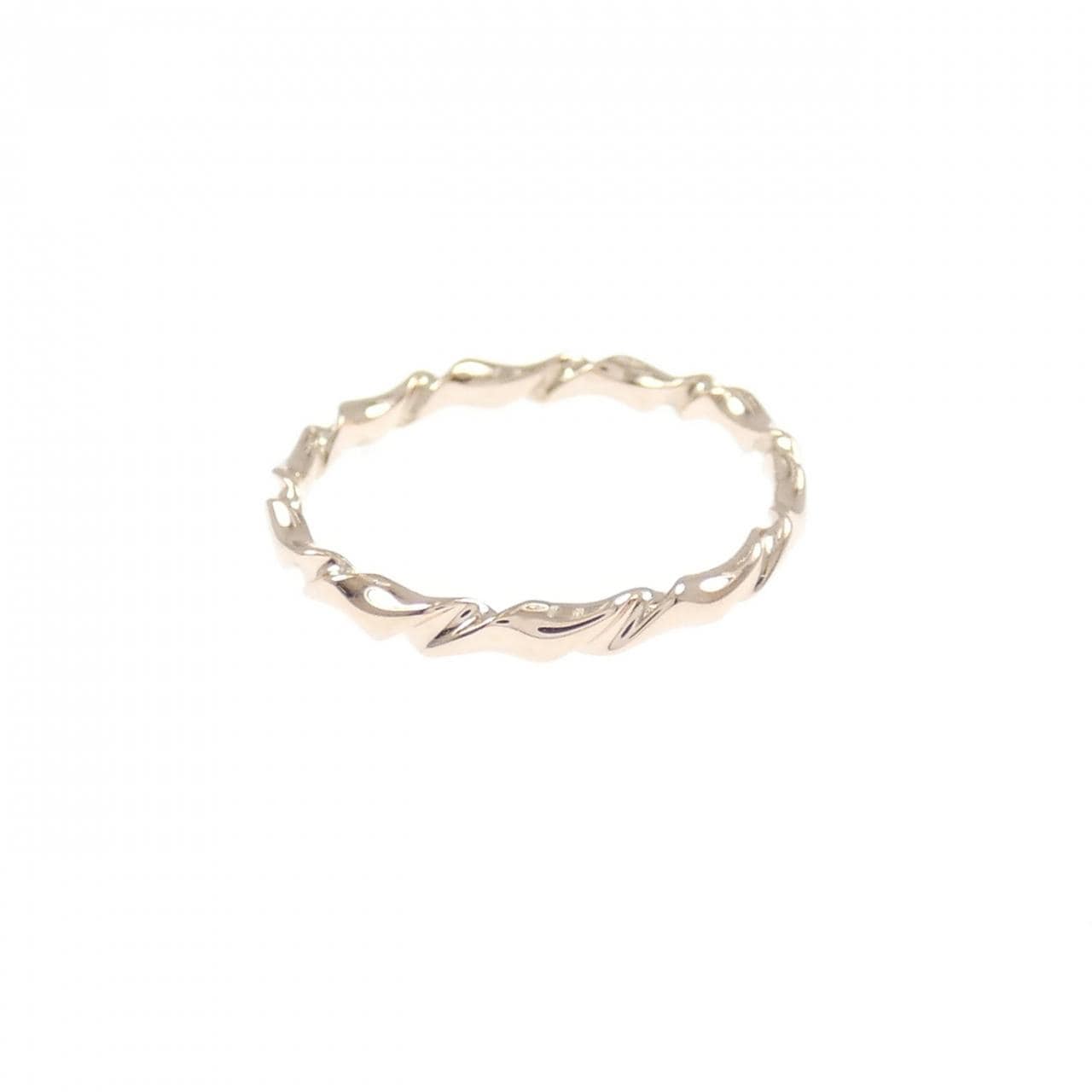 Agete K10PG 小指戒指