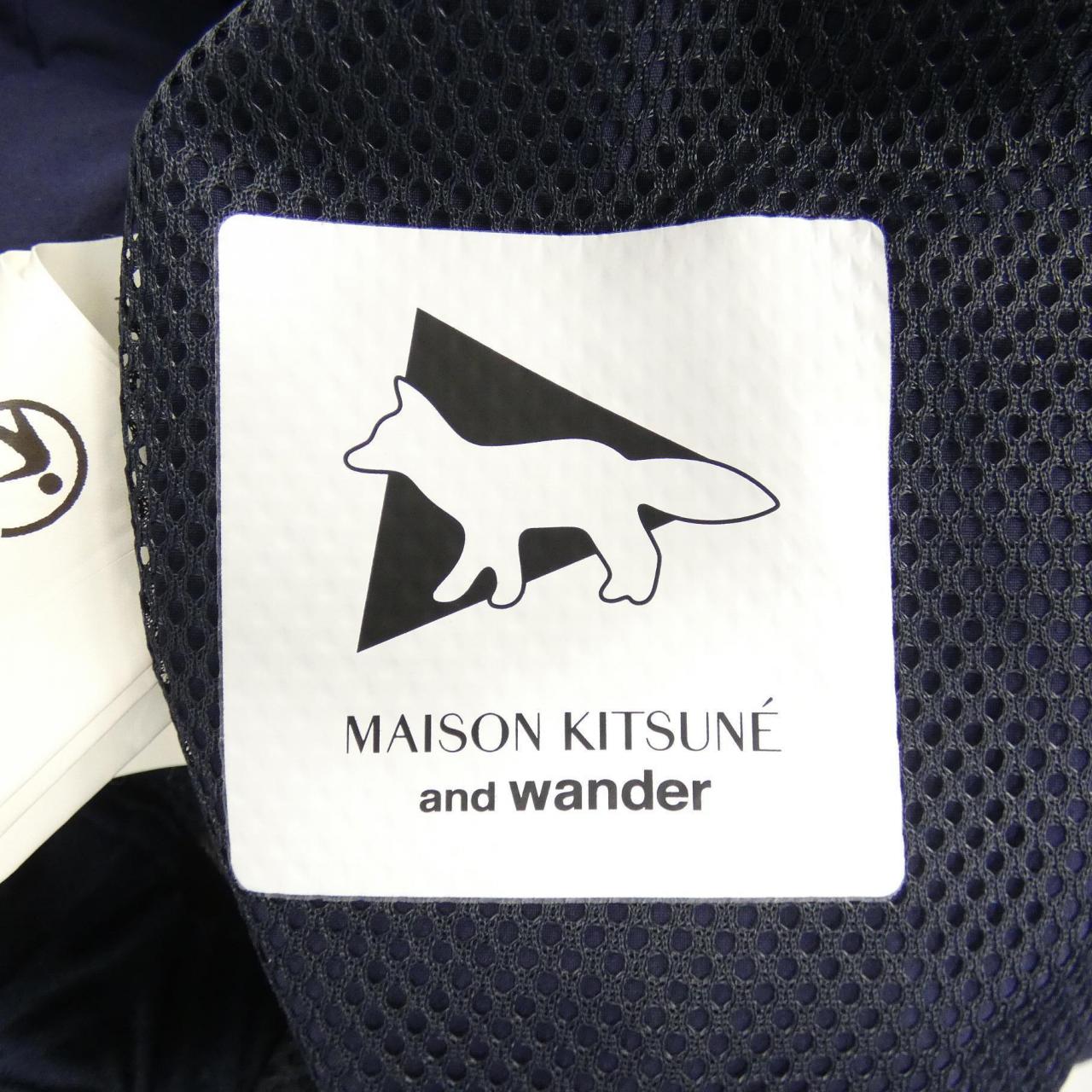 メゾンキツネ MAISON KITSUNE and wander パンツ