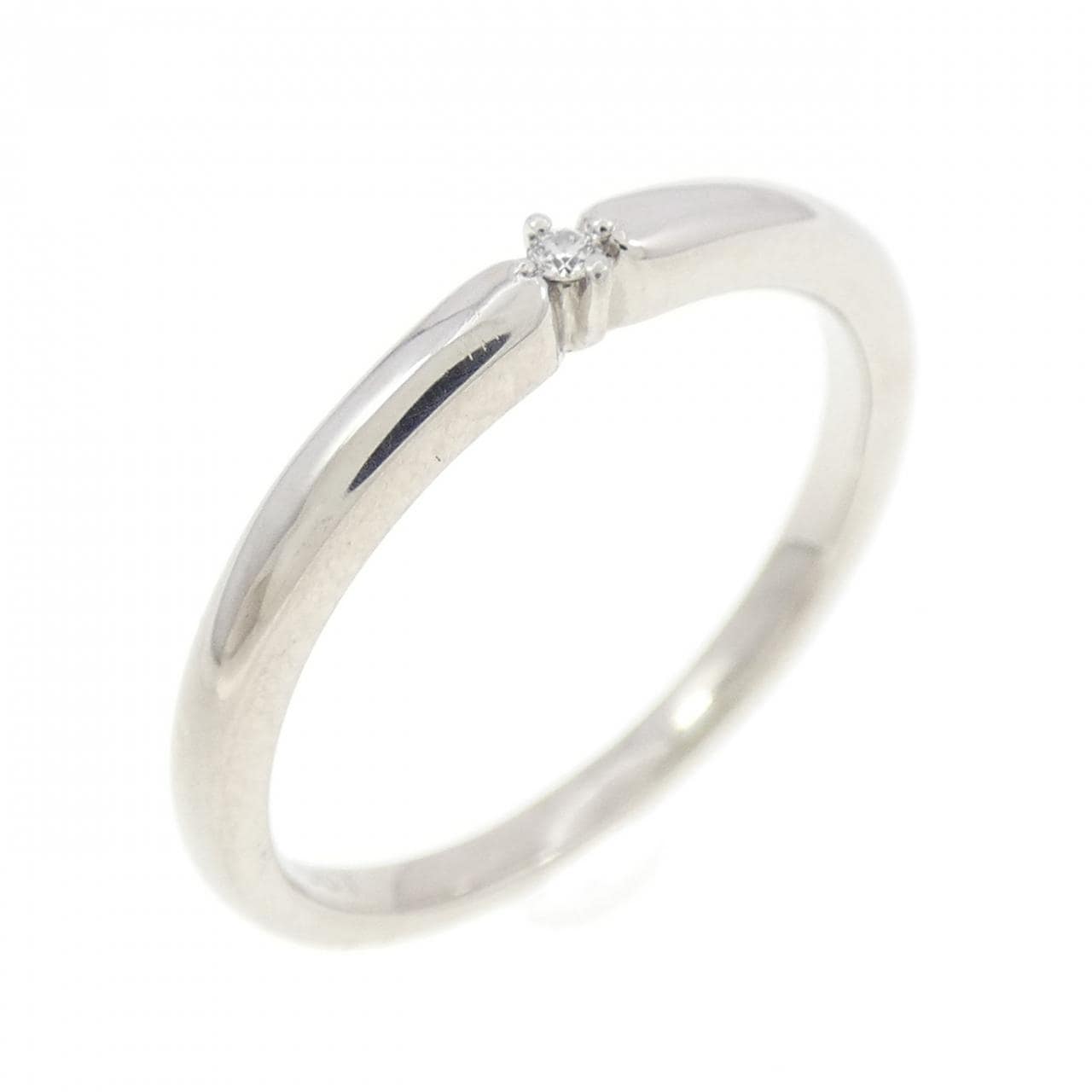 PT950 ダイヤモンド リング 0.007CT