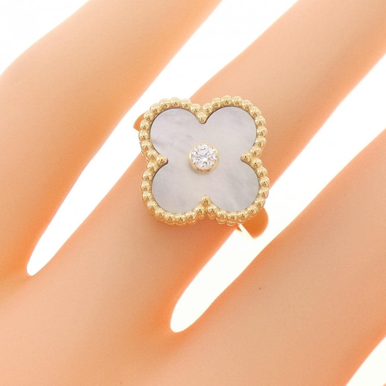 ヴァンクリーフ&アーペル ヴィンテージアルハンブラ リング