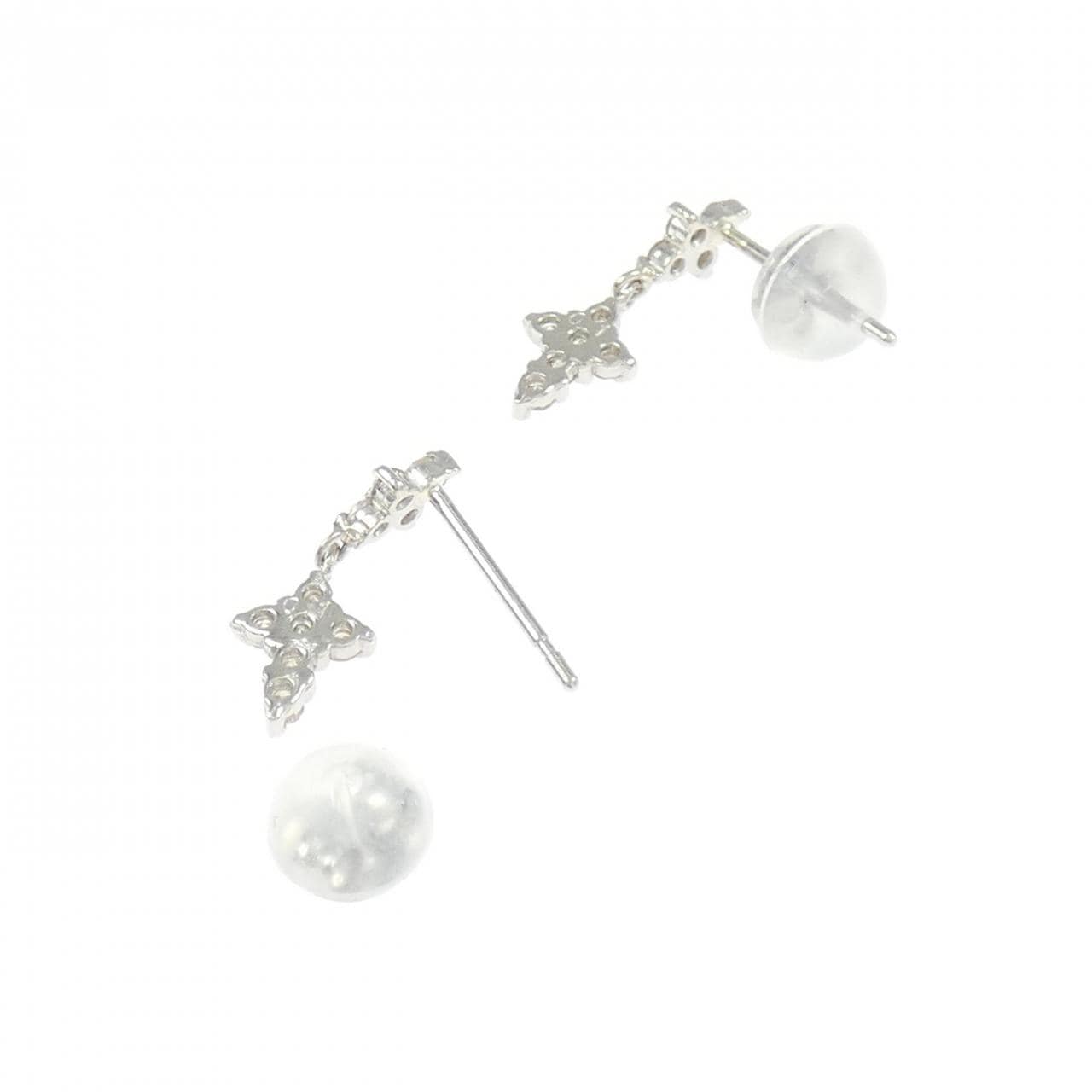 PT900 ダイヤモンド ピアス 0.2CT