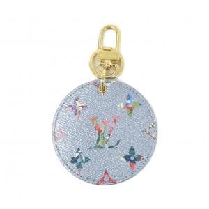 ルイヴィトン モノグラム ポルト クレ イリュストレ LVガーデン M00877 キーホルダー