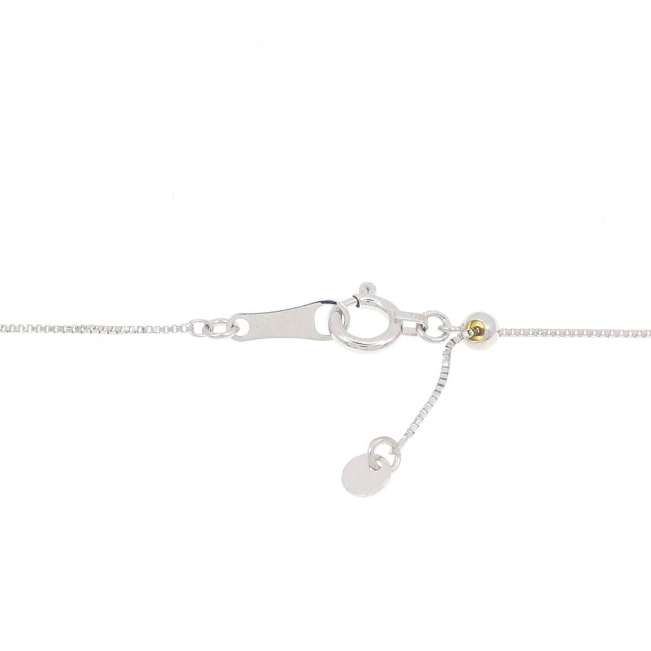 K18WG ダイヤモンド ネックレス 0.36CT