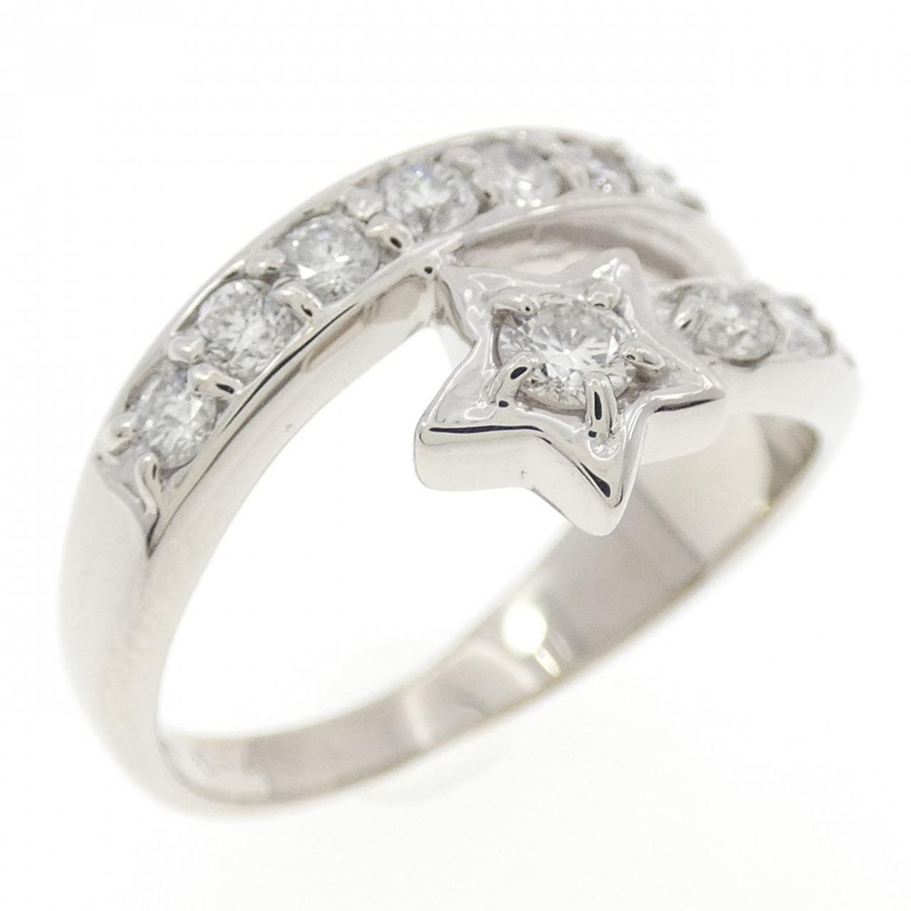 PT900 スター ダイヤモンド リング 0.49CT