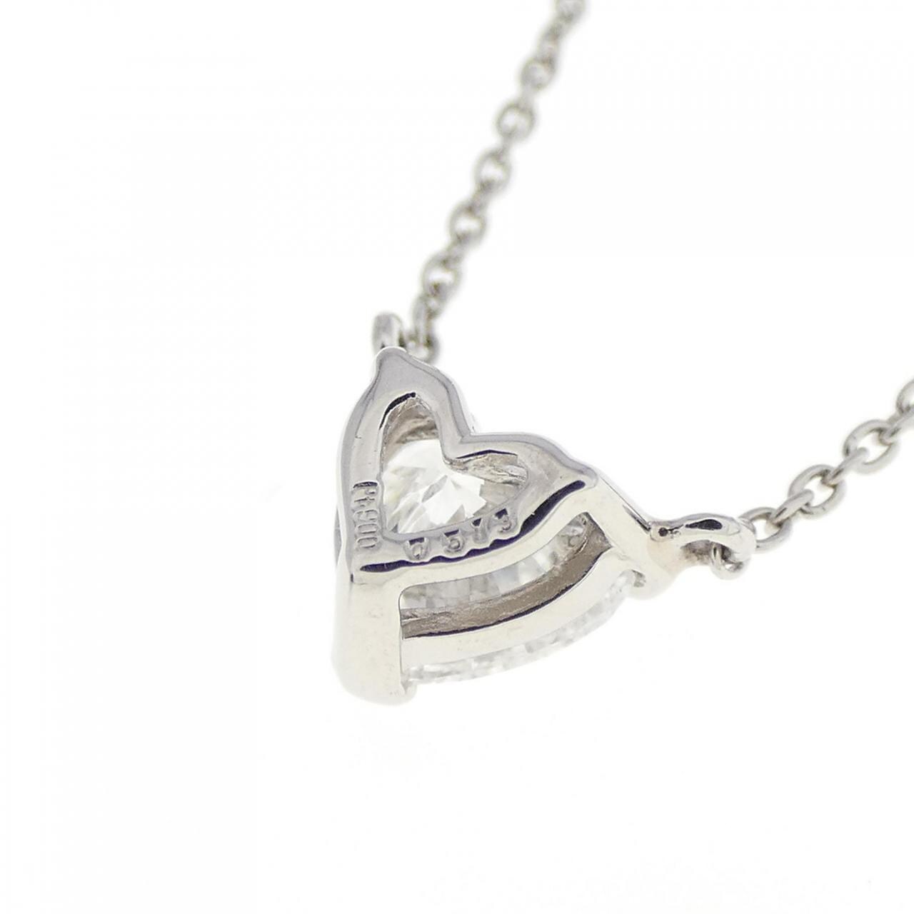 [Remake] PT Diamond Necklace 0.513CT F SI2 Heart Shape
