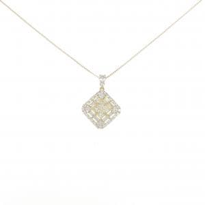 【新品】K18YG ダイヤモンド ネックレス 0.80CT