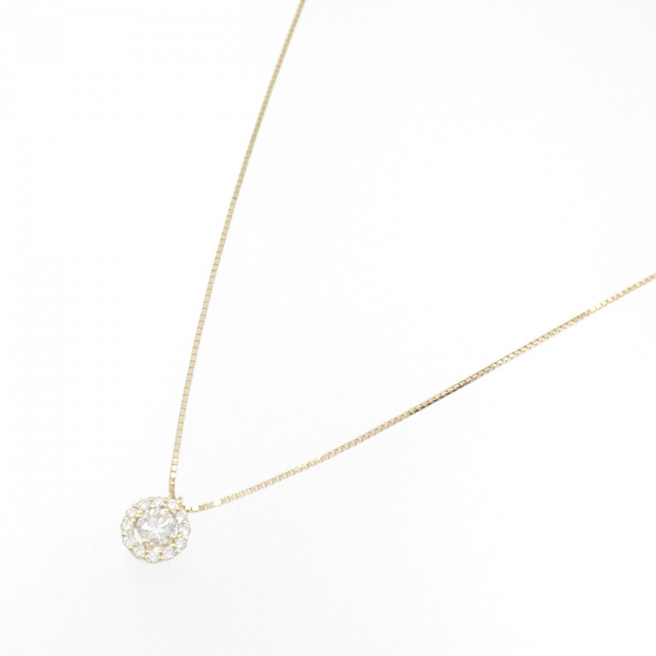 【新品】K18YG ダイヤモンド ネックレス 0.233CT F SI2 VG
