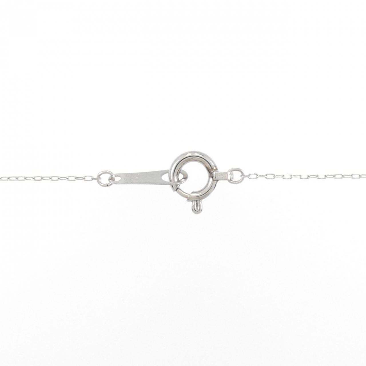 [BRAND NEW] PT900 Sapphire Necklace 0.05CT