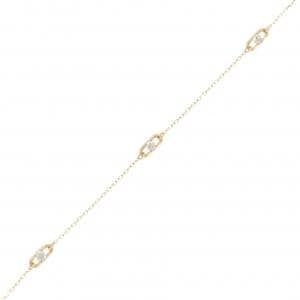 【新品】K18YG ダイヤモンド ブレスレット 0.10CT
