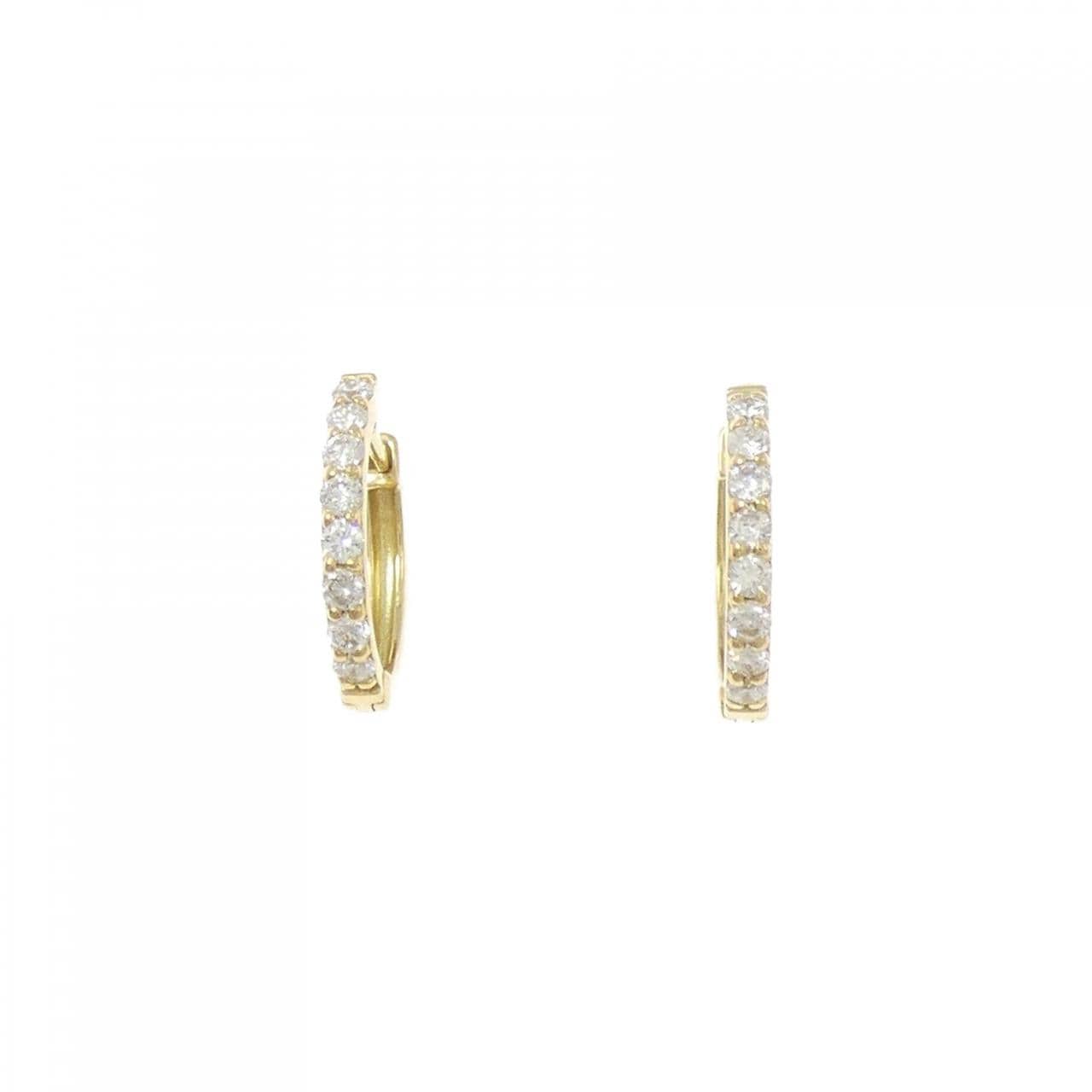 【リメイク】K18YG ダイヤモンド ピアス 0.20CT