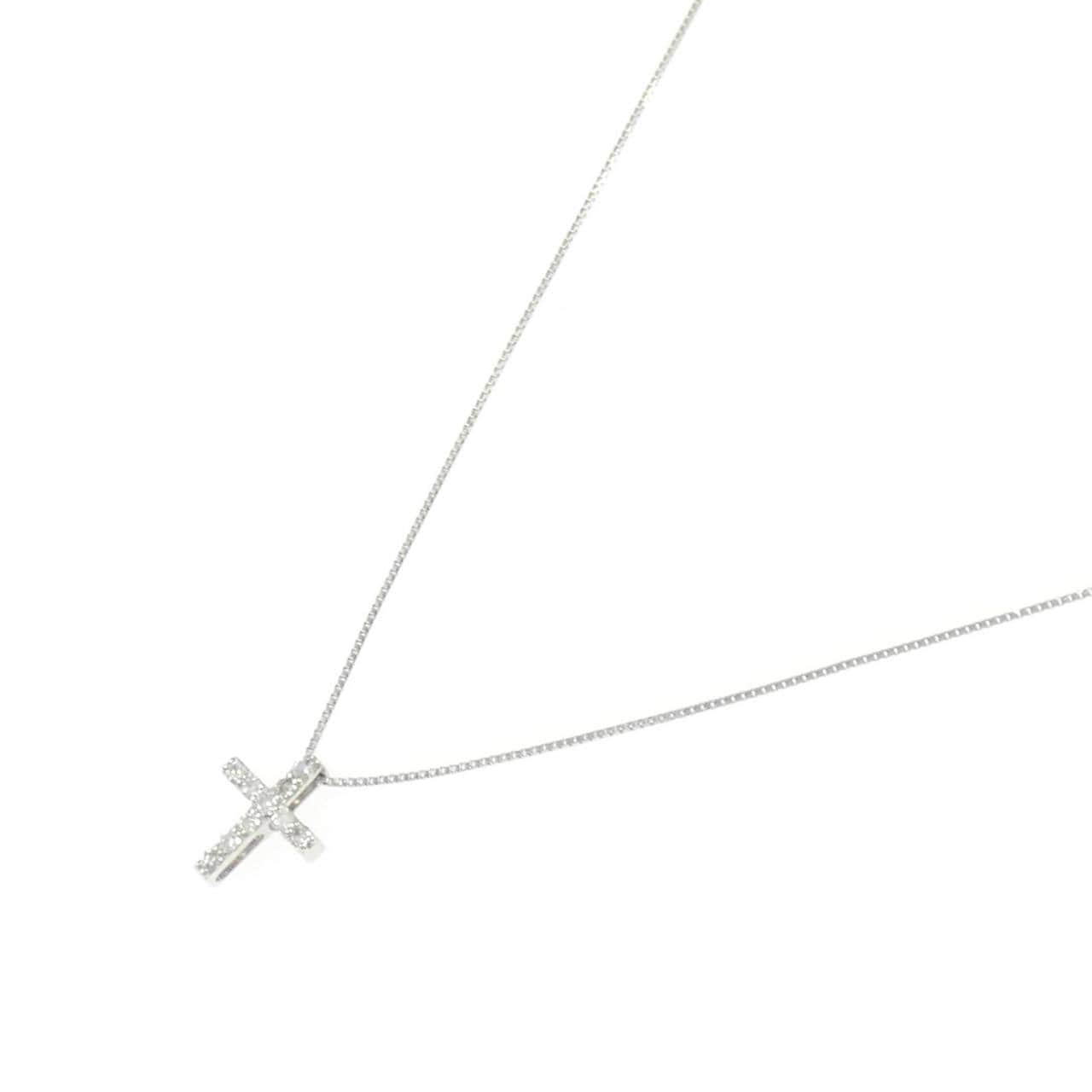 PT900/PT850 ダイヤモンド ネックレス 0.12CT