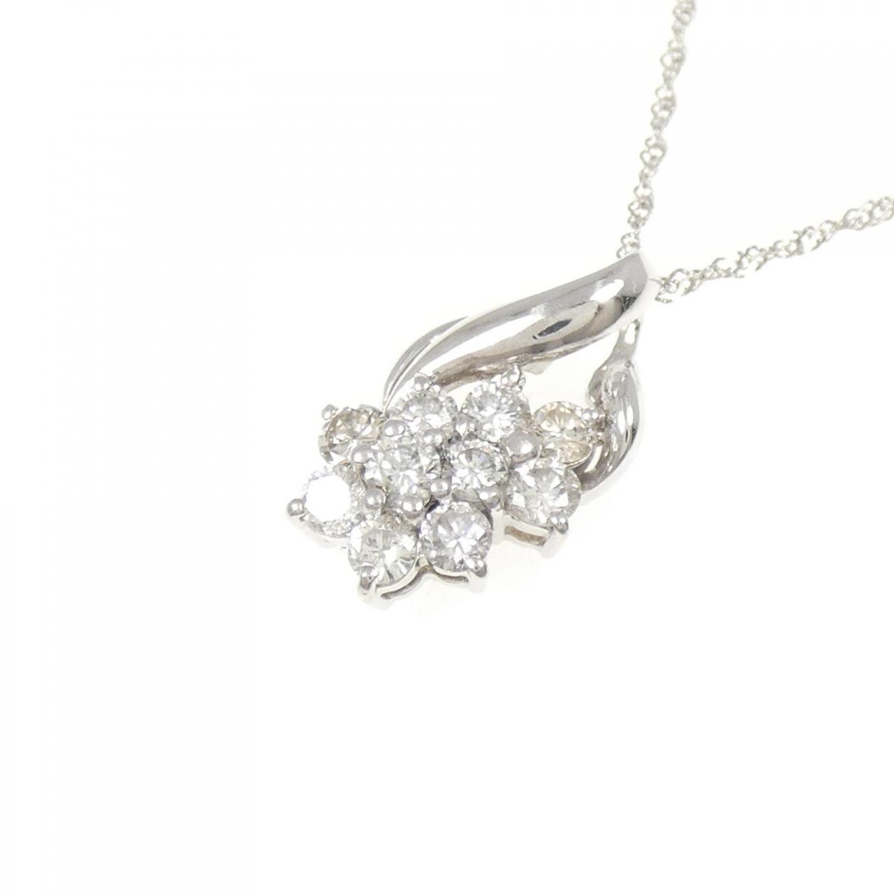 PT900/PT850 ダイヤモンド ネックレス 0.51CT