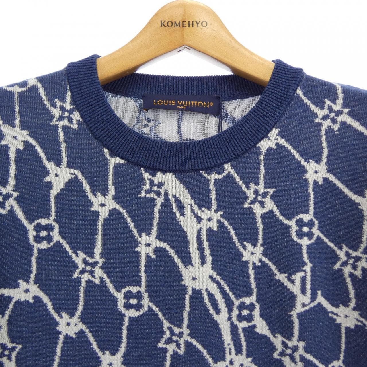 ルイヴィトン LOUIS VUITTON コットンショートスリーブクルーネック HRN16WAUR ニット