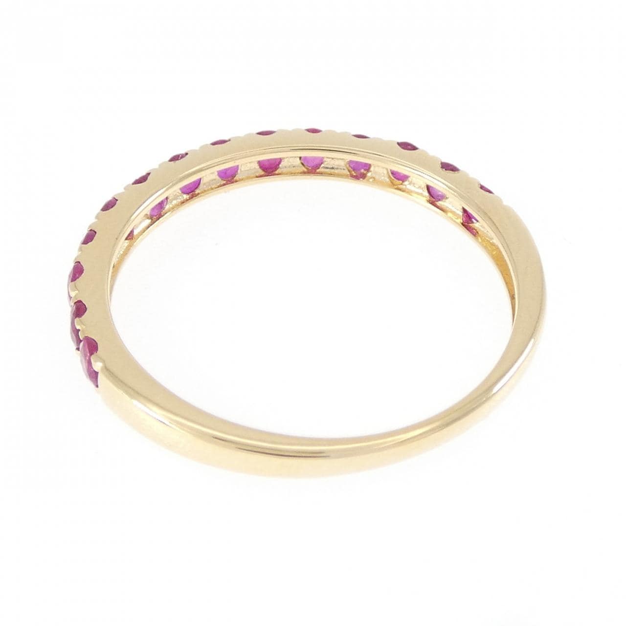 K18YG ルビー リング 0.68CT