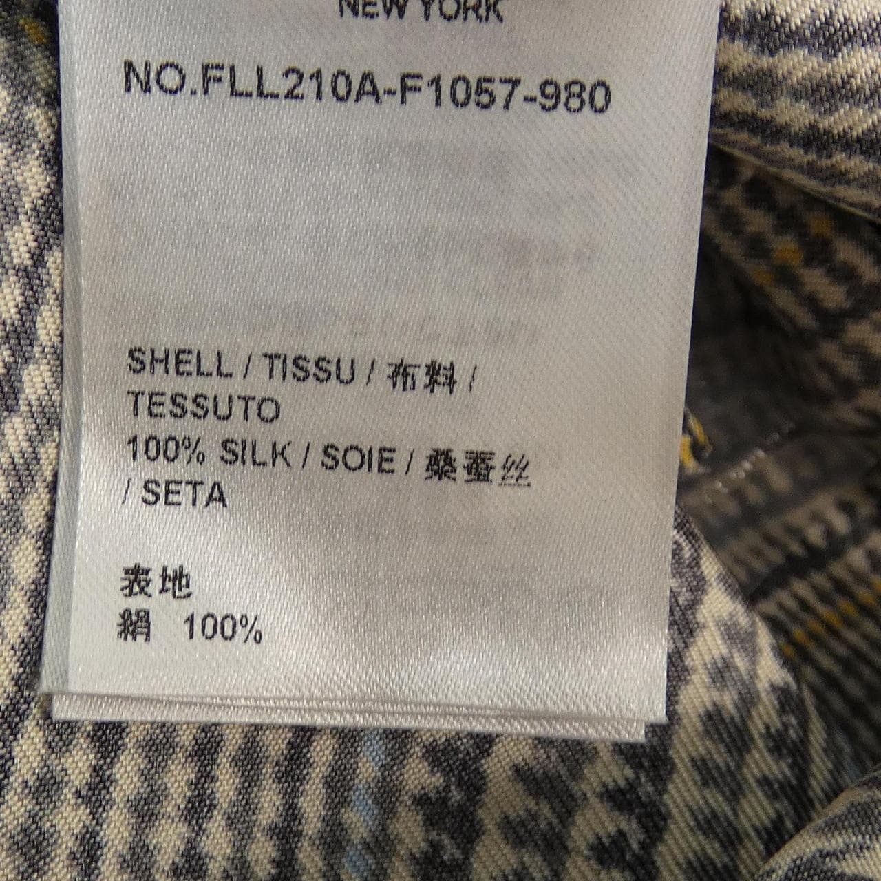 トムブラウン THOM BROWNE ハンティング ツイード シルクツイル FLL210A シャツ