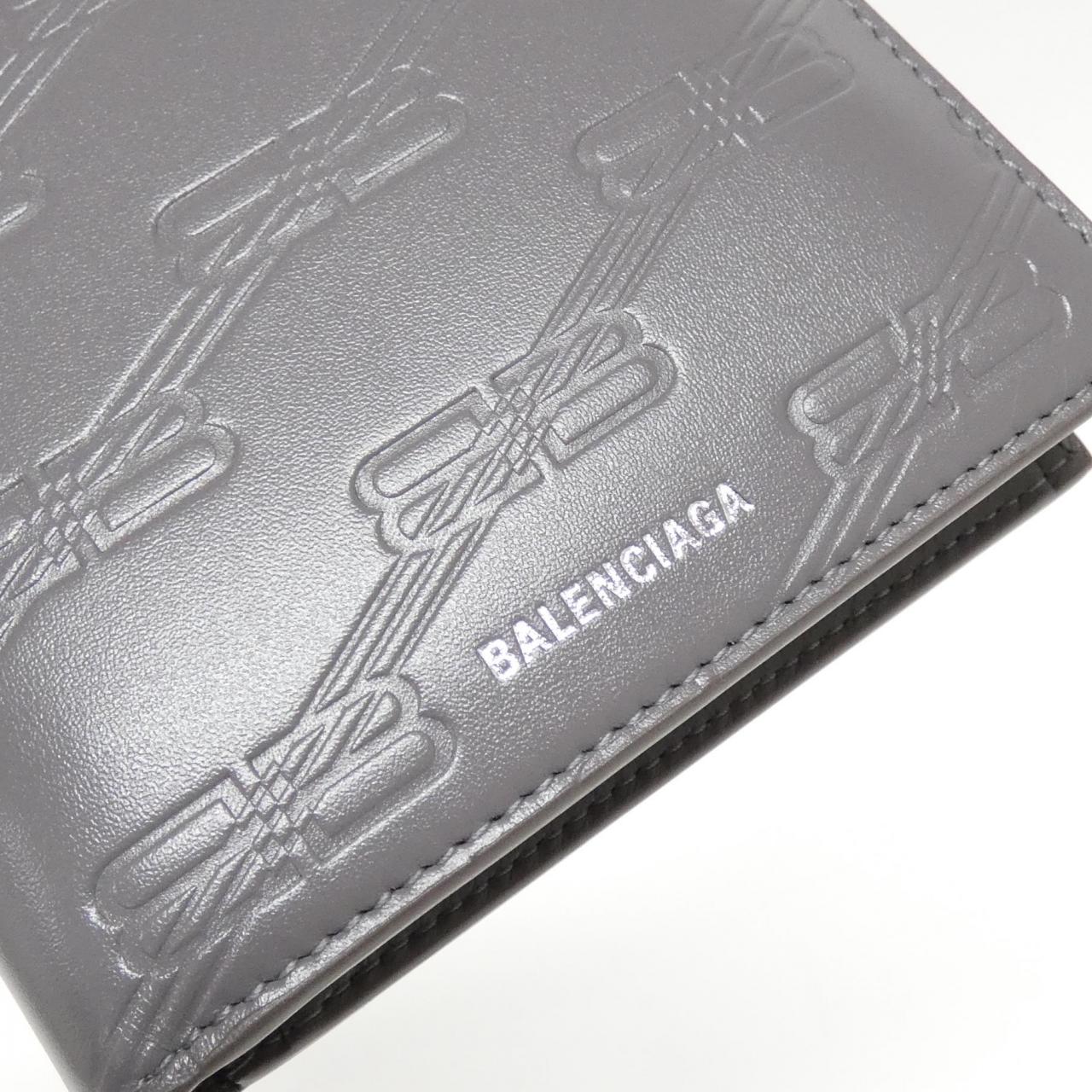 [BRAND NEW] BALENCIAGA Embossed Square Fold Coin Wallet 718395 210JS Wallet