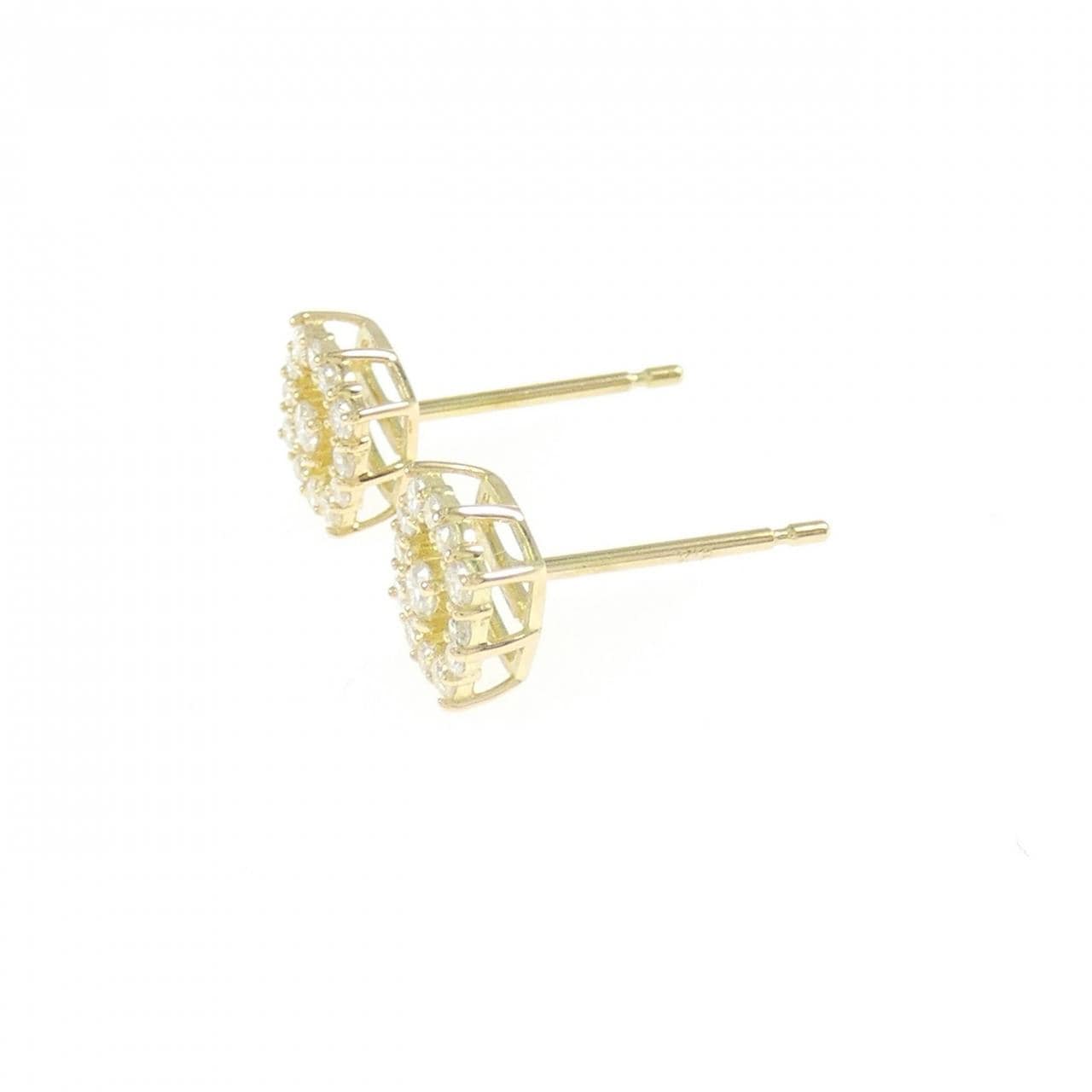 【リメイク】K18YG ダイヤモンド ピアス 0.20CT