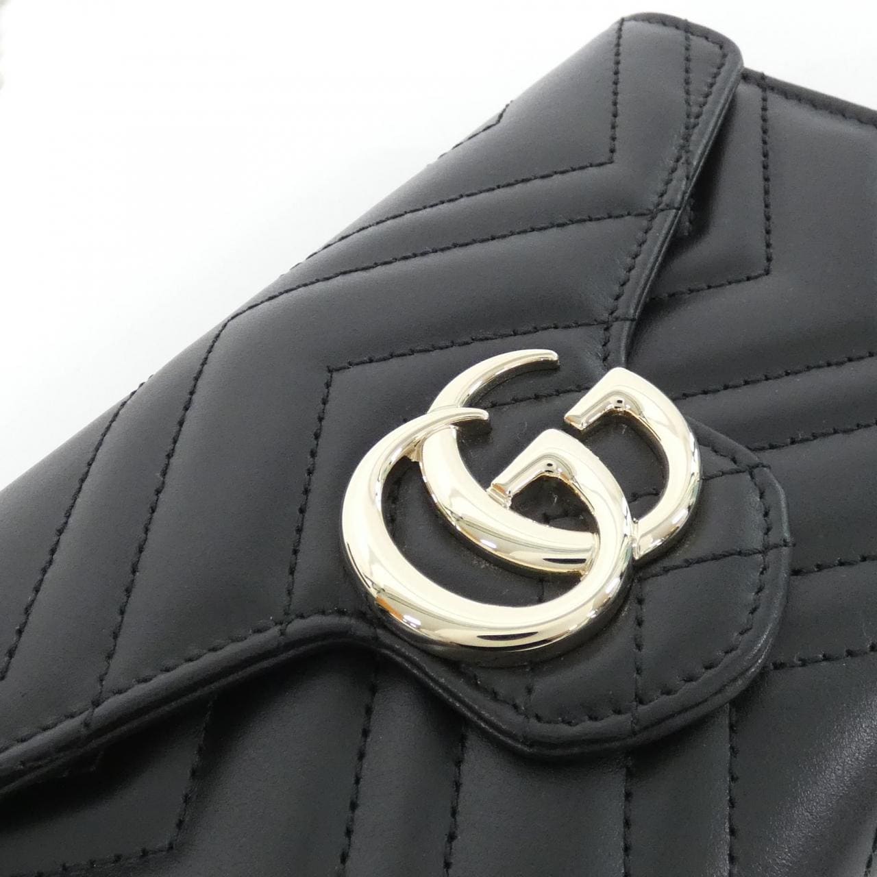 【新品】グッチ GG MARMONT 837745 AAET8 チェーンウォレット