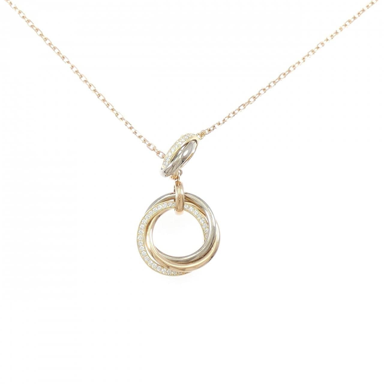 カルティエ トゥーフォートリニティ ネックレス