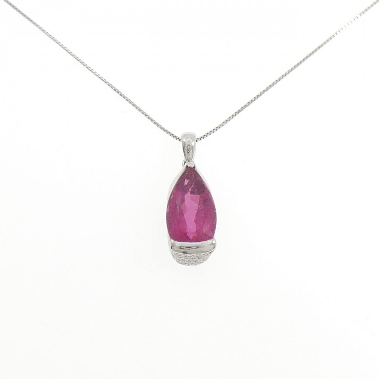 PT900/PT850 トルマリン ネックレス 9.44CT
