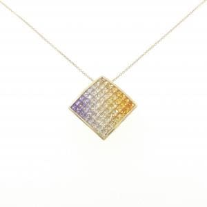 ジュネ サファイヤ ネックレス 7.72CT