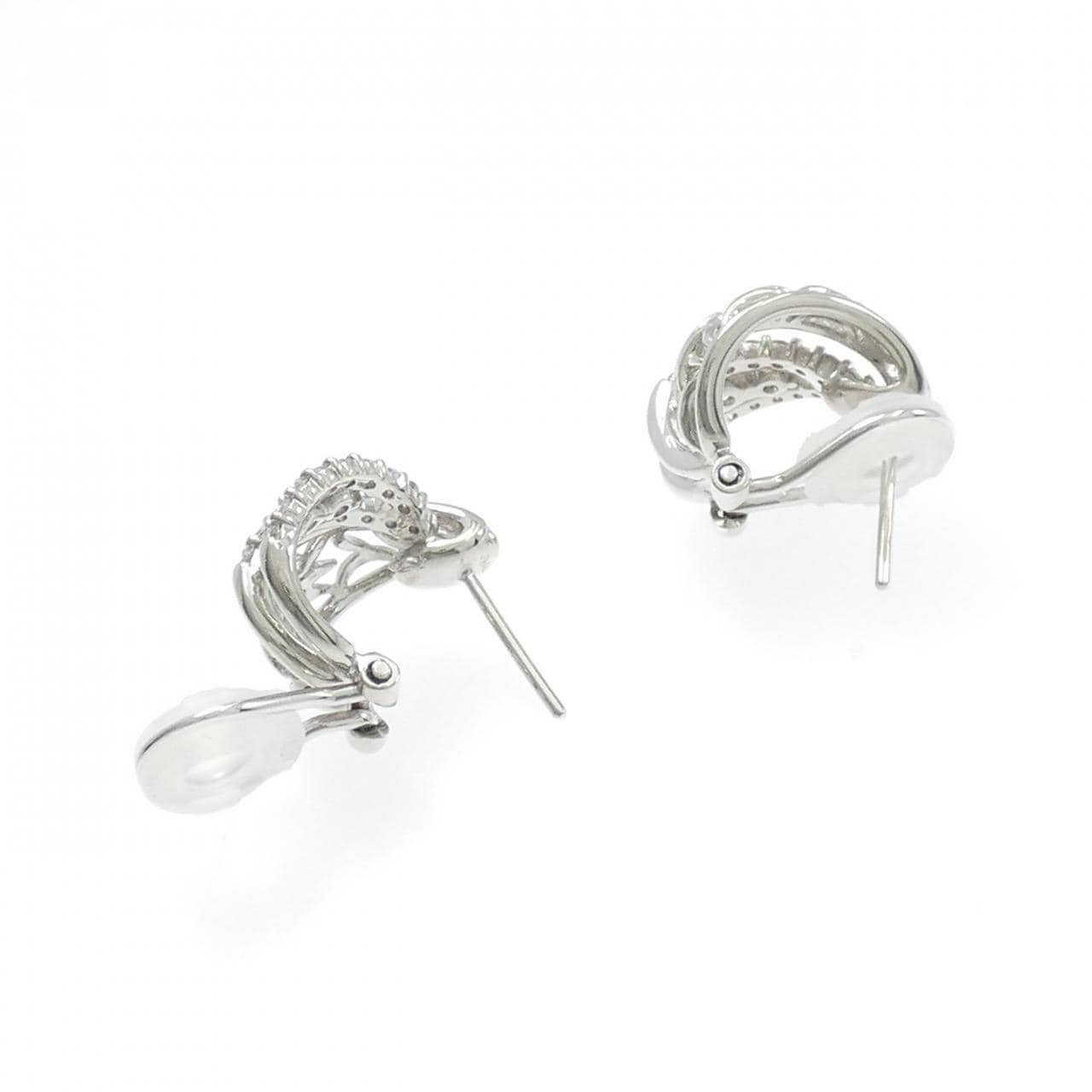PT900 Diamond Earrings 0.55CT