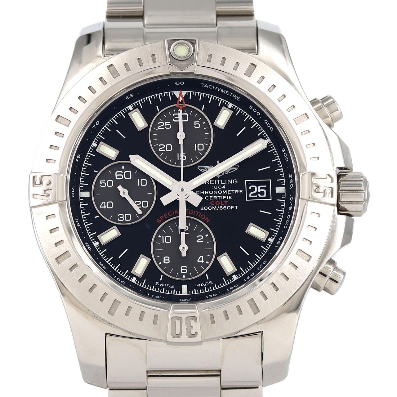 ブライトリング コルトクロノグラフオートジャパンエディション A13388/A181B72PCS SS 自動巻