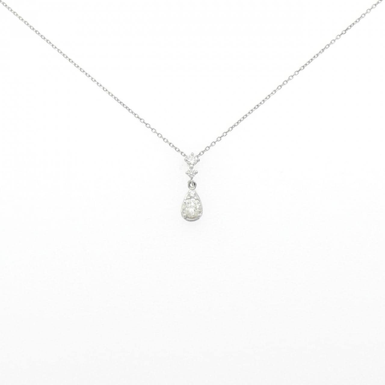 PT900/PT850 ダイヤモンド ネックレス 0.18CT
