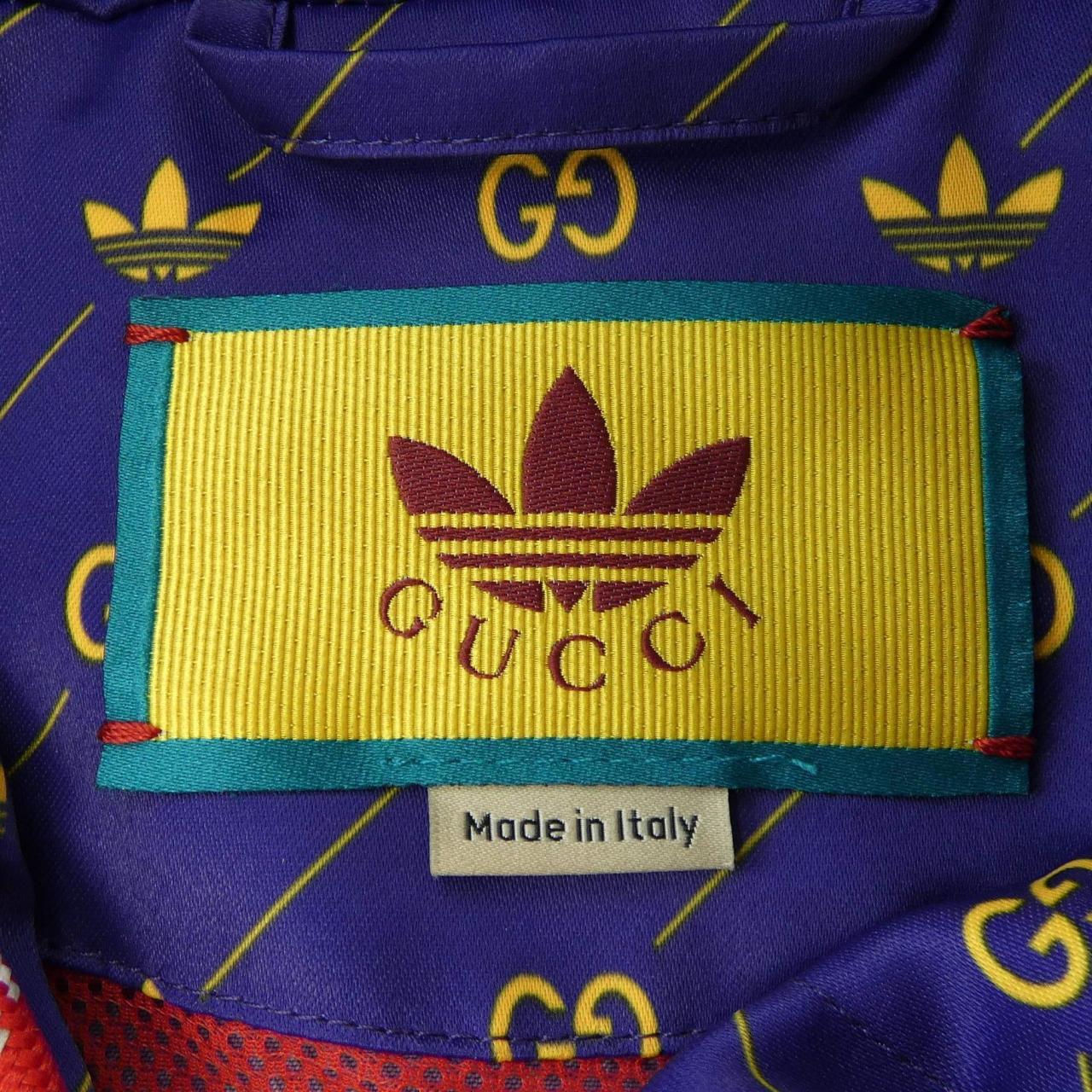 グッチ GUCCI ADIDAS TREFOIL PRINT JACKET 691428 ZAJCZ ブルゾン