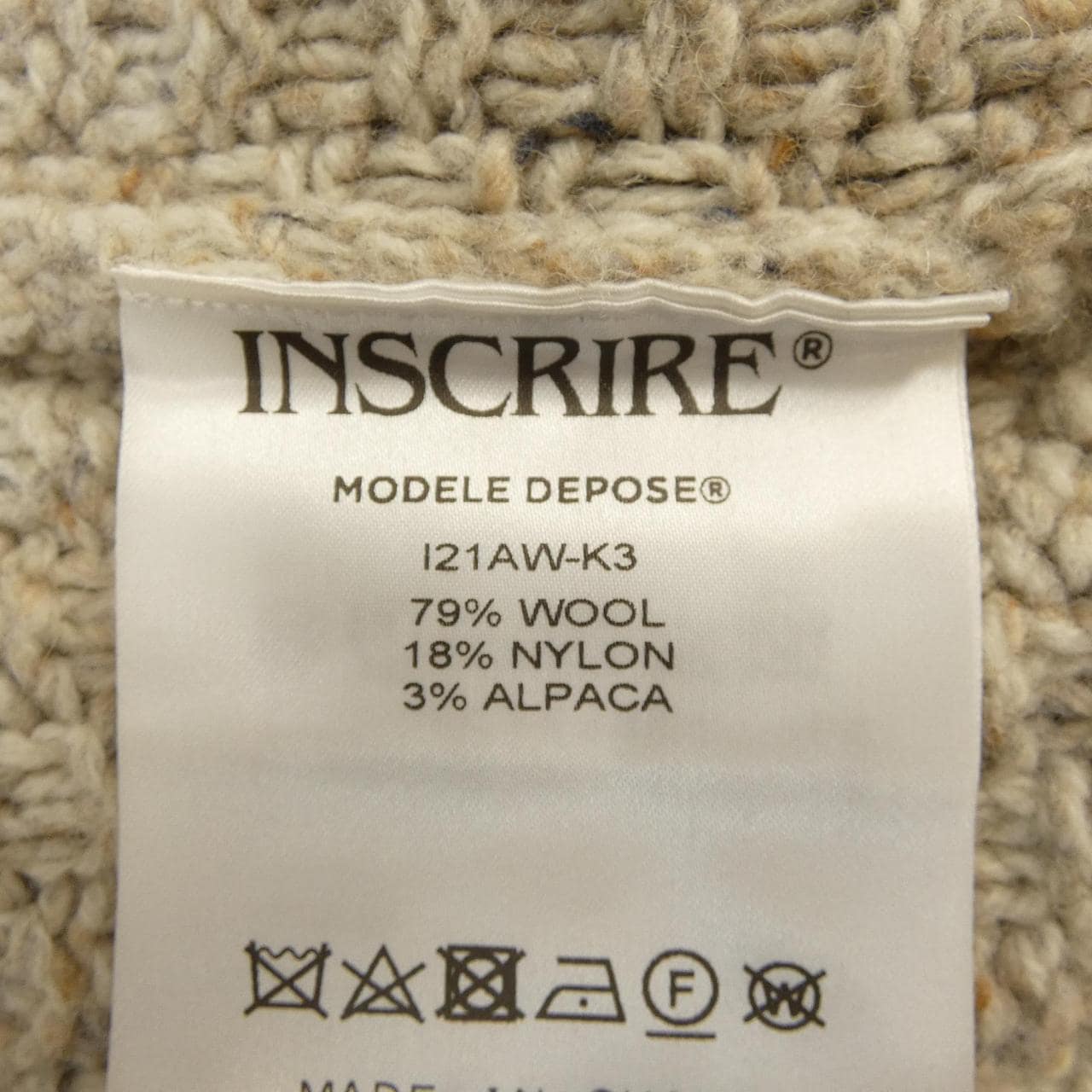 アンスクリア INSCRIRE ニット