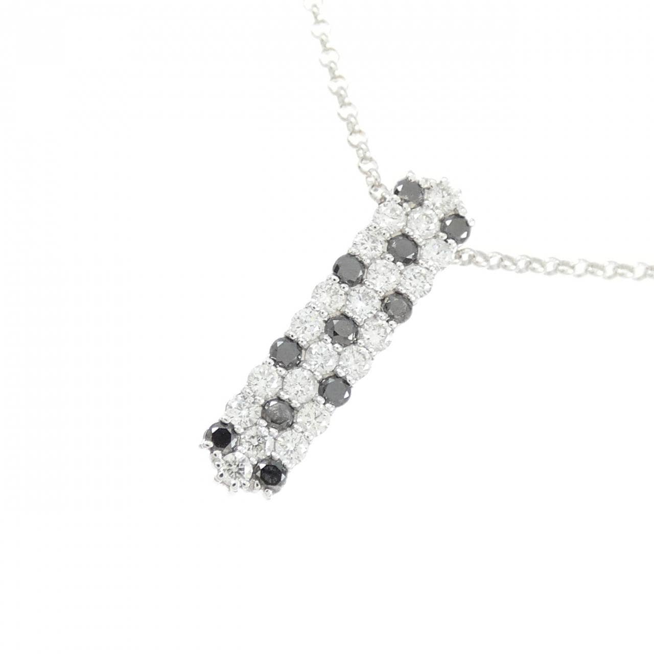 K18WG ダイヤモンド ネックレス 0.43CT