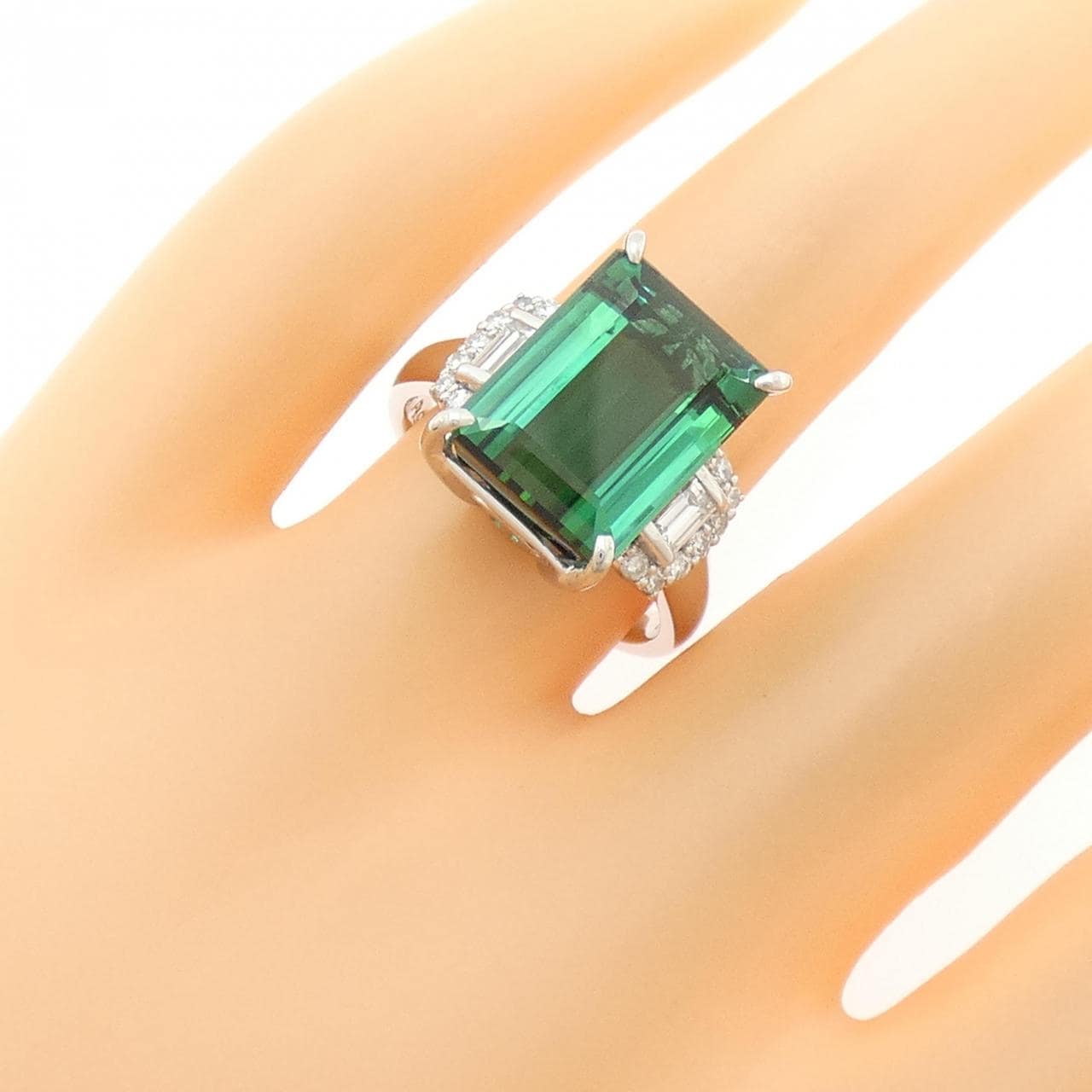 PT900 トルマリン リング 7.67CT