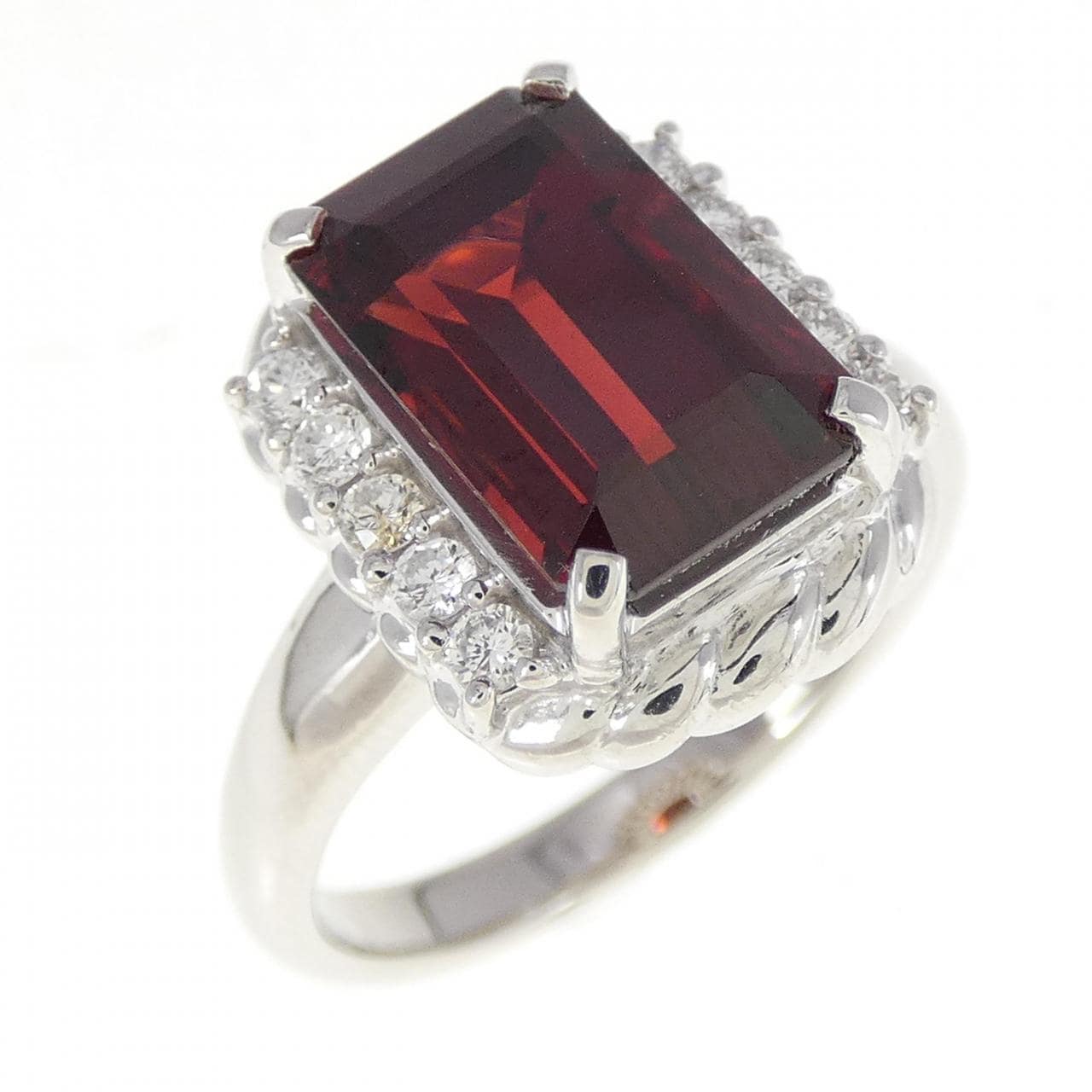 PT ガーネット リング 5.05CT