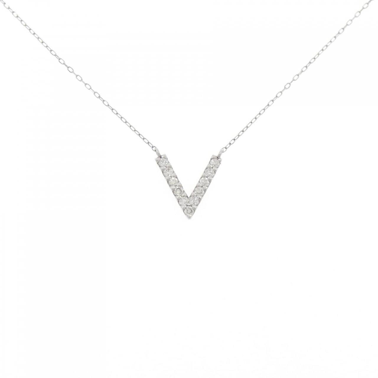 [BRAND NEW] PT Diamond Necklace 0.10CT