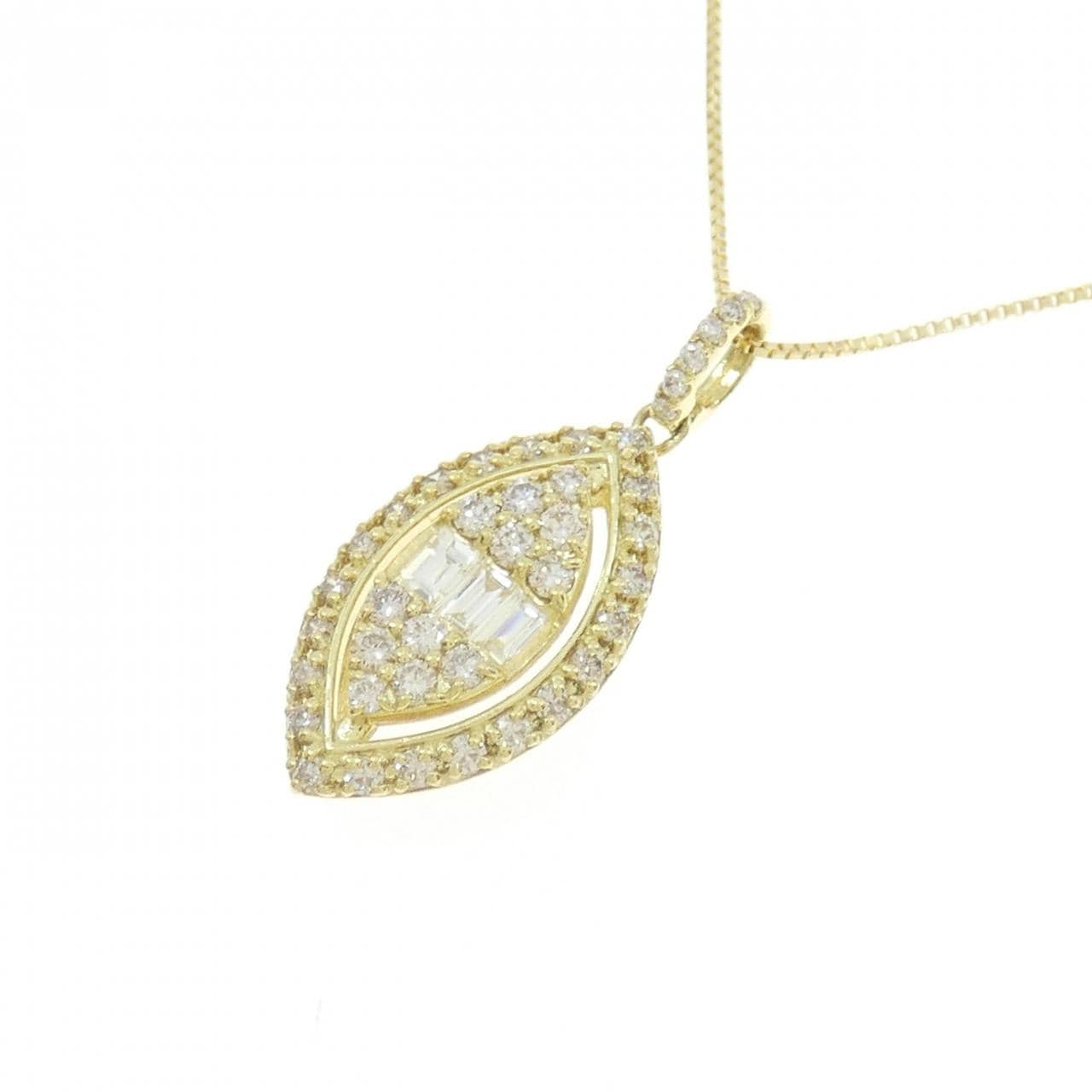 【新品】K18YG ダイヤモンド ネックレス 0.50CT