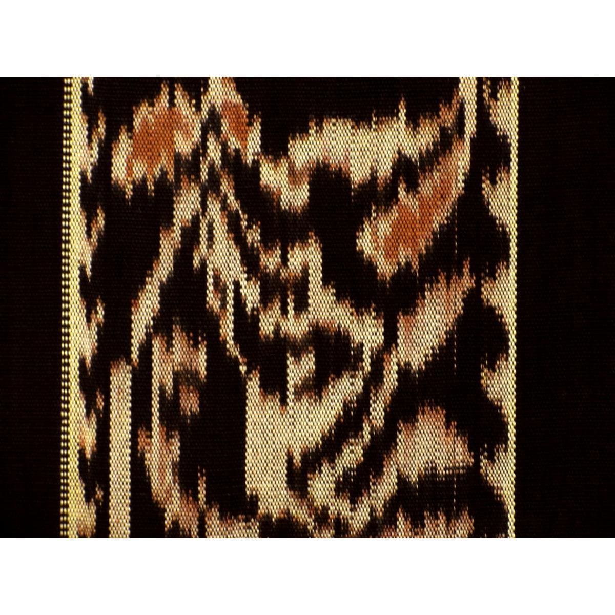 【新品】名古屋帯　貴久樹　イカット手織り