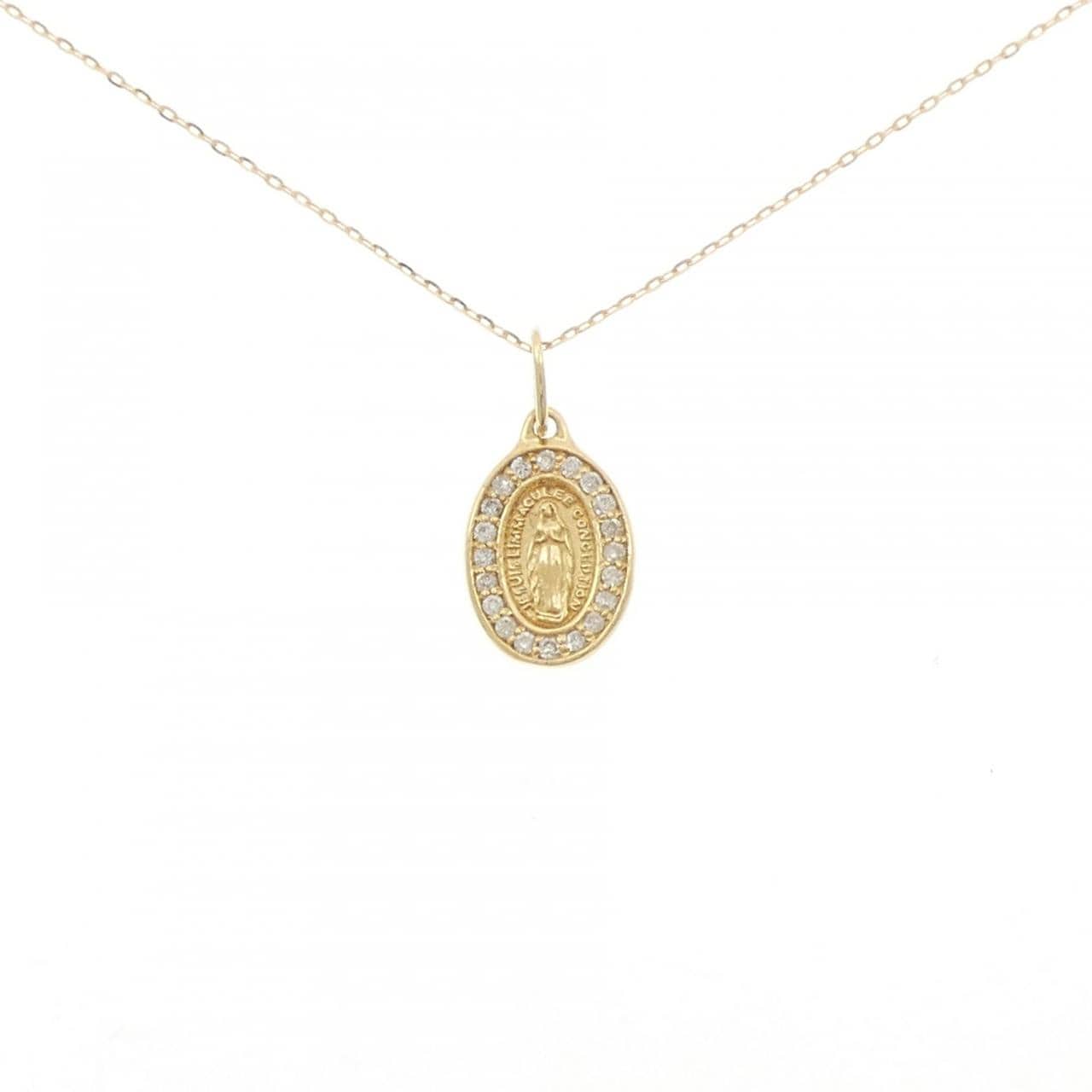 K18YG ダイヤモンド ネックレス 0.10CT