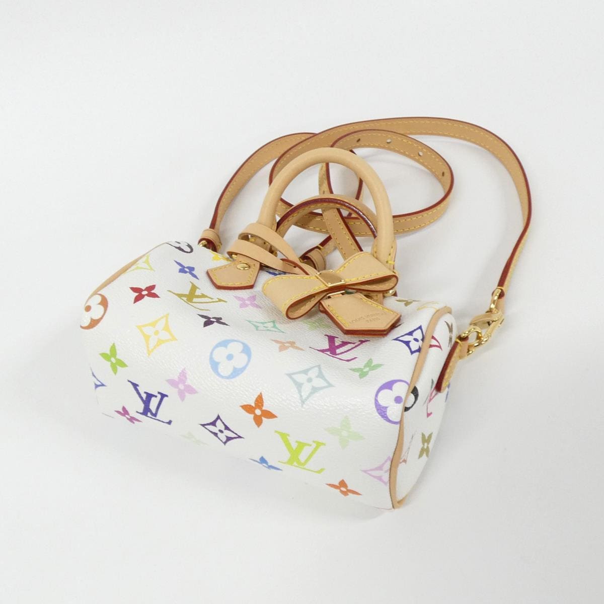【未使用品】ルイヴィトン　マルチカラー（ＬＶ　Ｘ　ＴＭ）　ナノ　スピーディ　Ｍ１３３９１　ショルダーバッグ