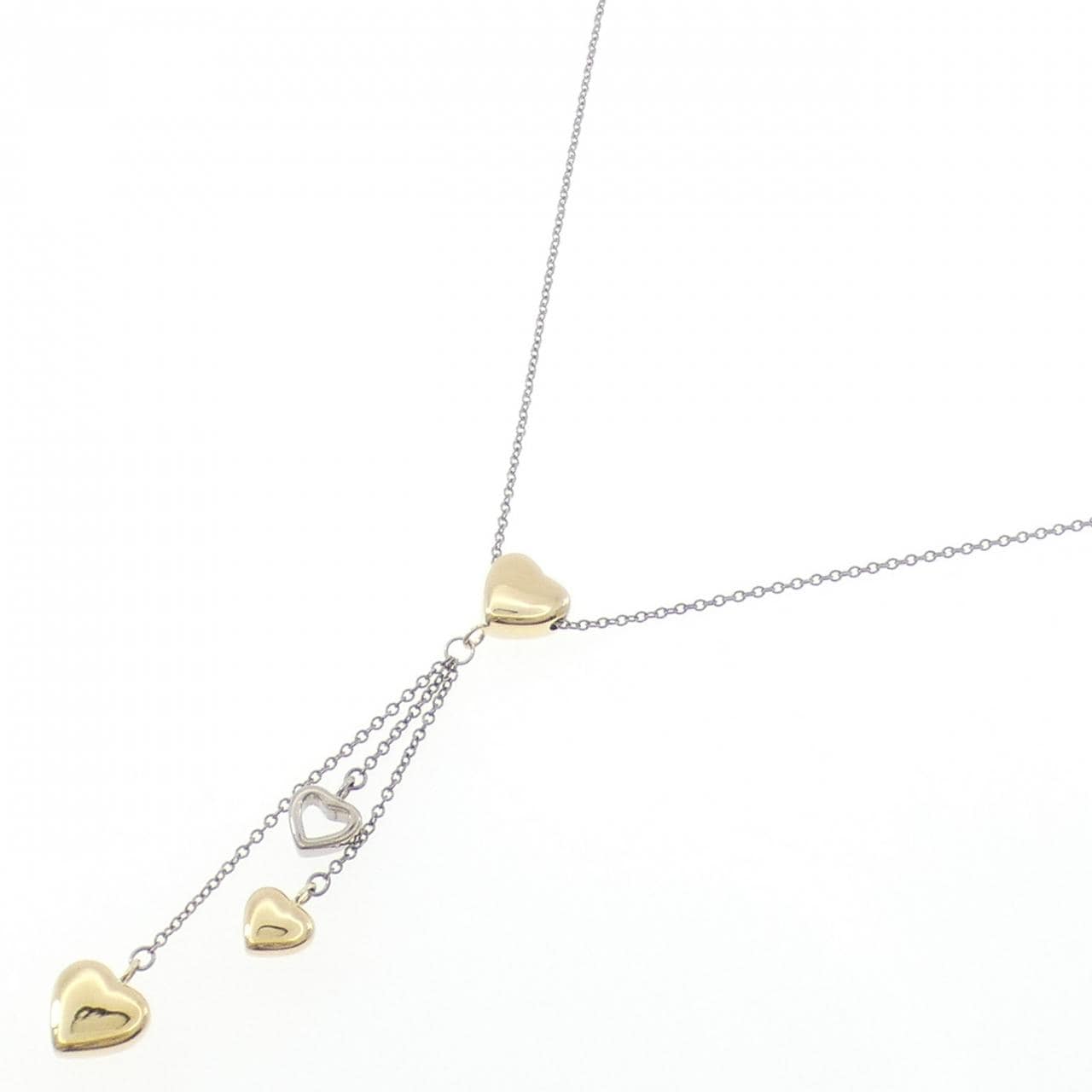 ティファニー 750WG/750YG ネックレス