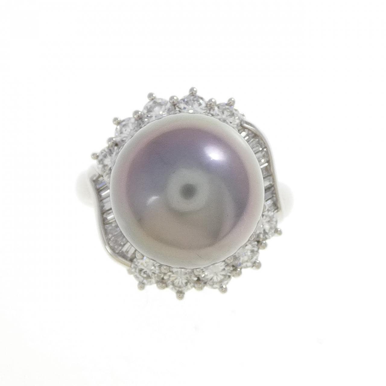 PT900 黒蝶パール リング 12.7mm