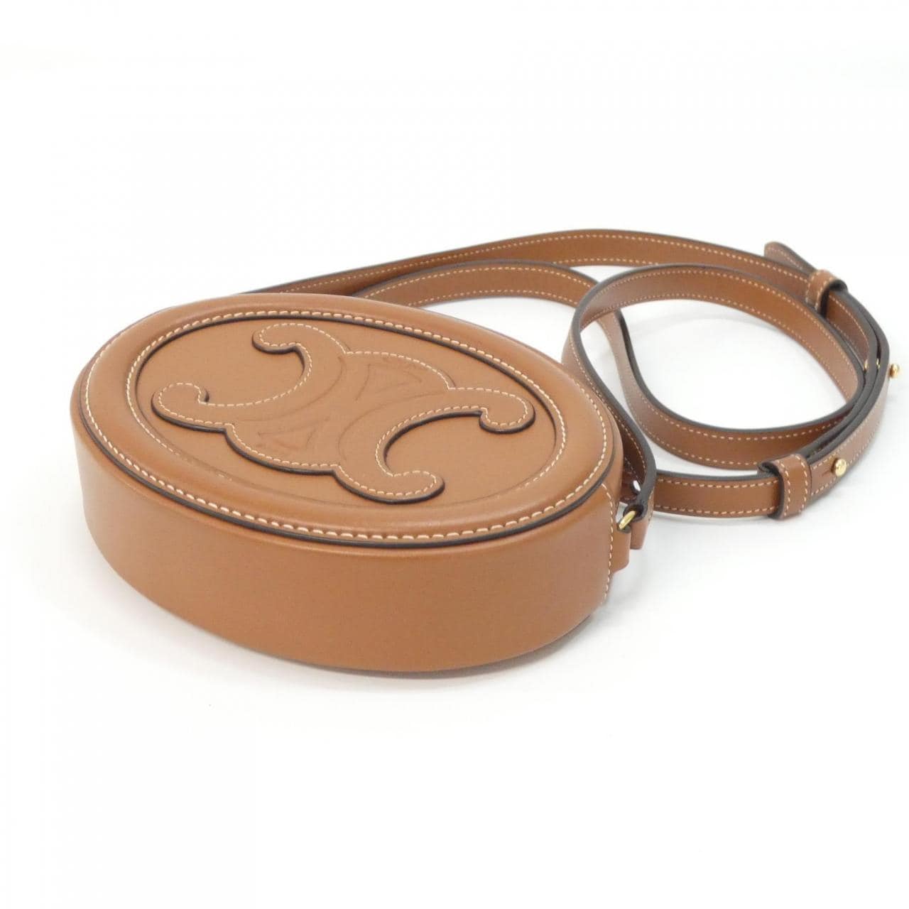 セリーヌ クロス ボディ オーバル パース 10I703DPQ ショルダーバッグ