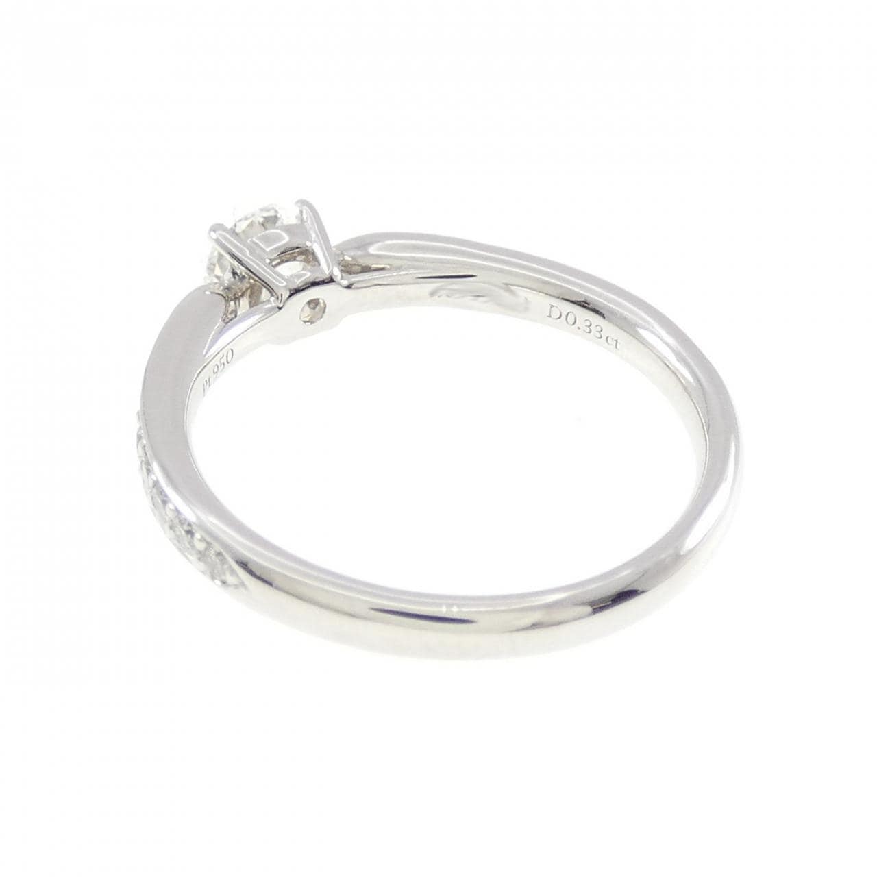 ティファニー ハーモニー リング 0.33CT F VS1 3EXT