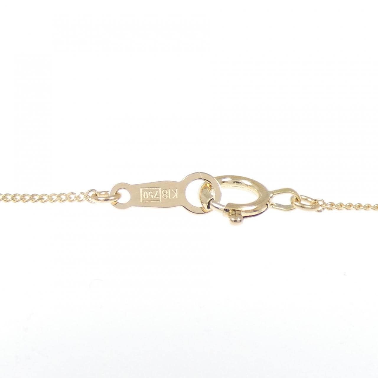 K18YG カラーストーン ネックレス