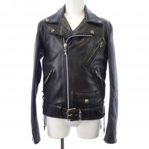 クロムハーツ CHROME HEARTS 2225-304-9503 レザーライダースジャケット