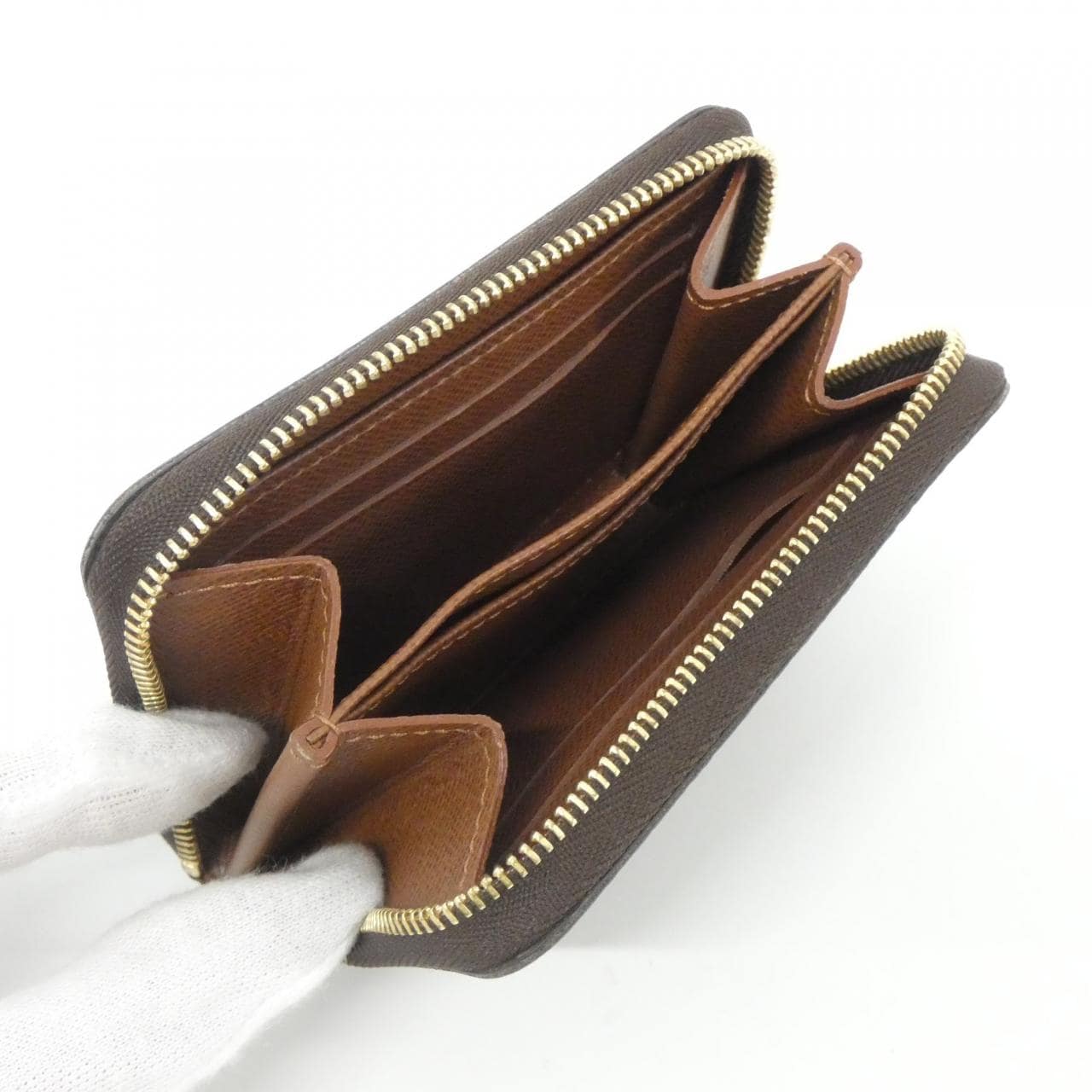 LOUIS VUITTON Monogram拉链零錢包 M60067 零INCASE